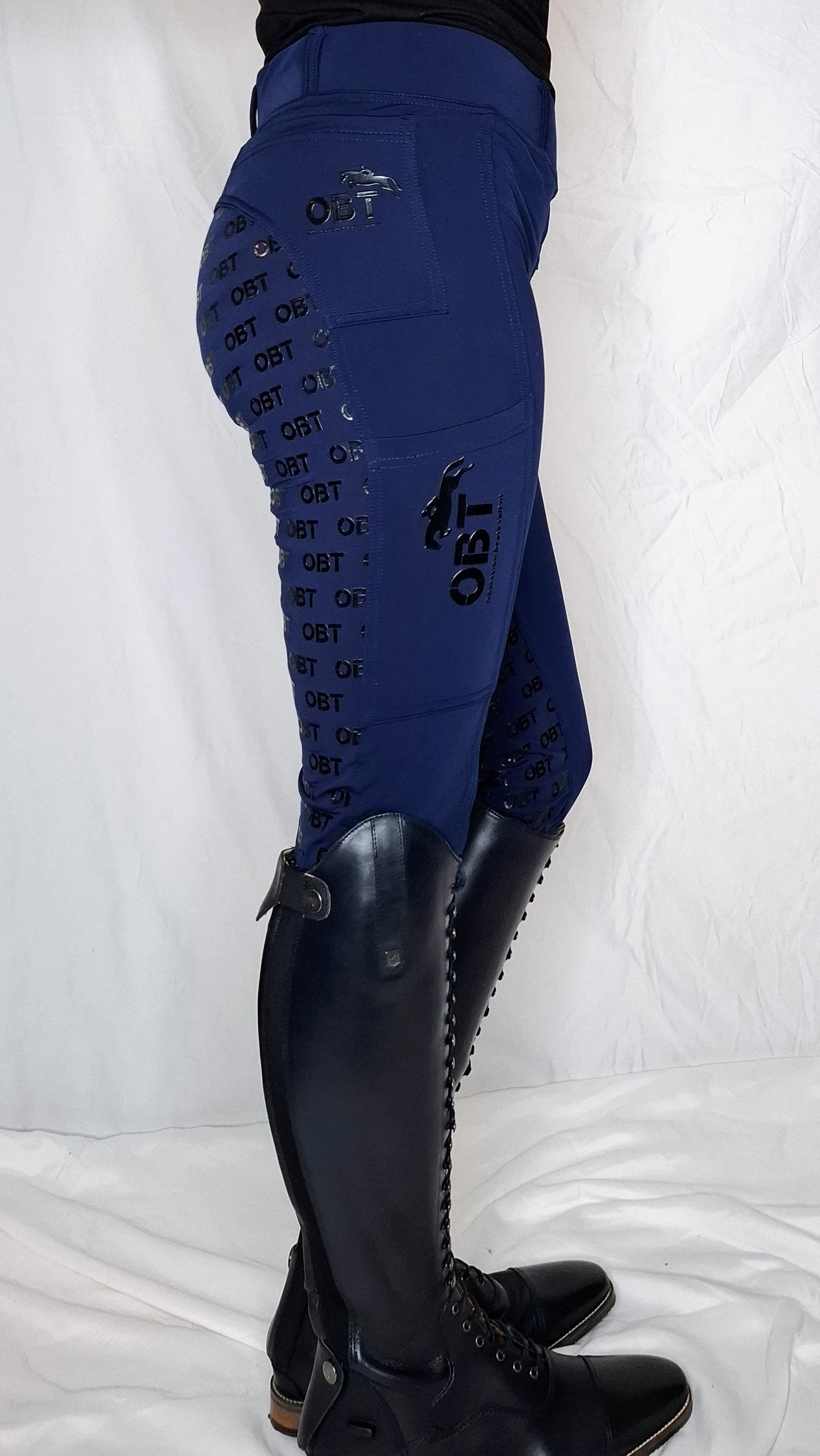 Opulent Navy - Performance Riding Tights