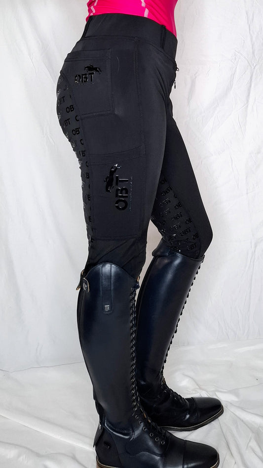 Midnight Black - Performance Riding Tights