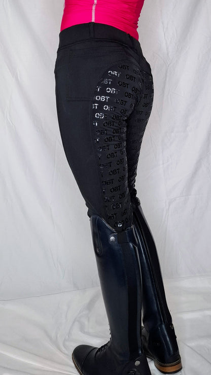 Midnight Black Performance Riding Tights